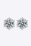 Stuck On You 4 Carat Moissanite Stud Earrings - Trendsi - Flyclothing LLC