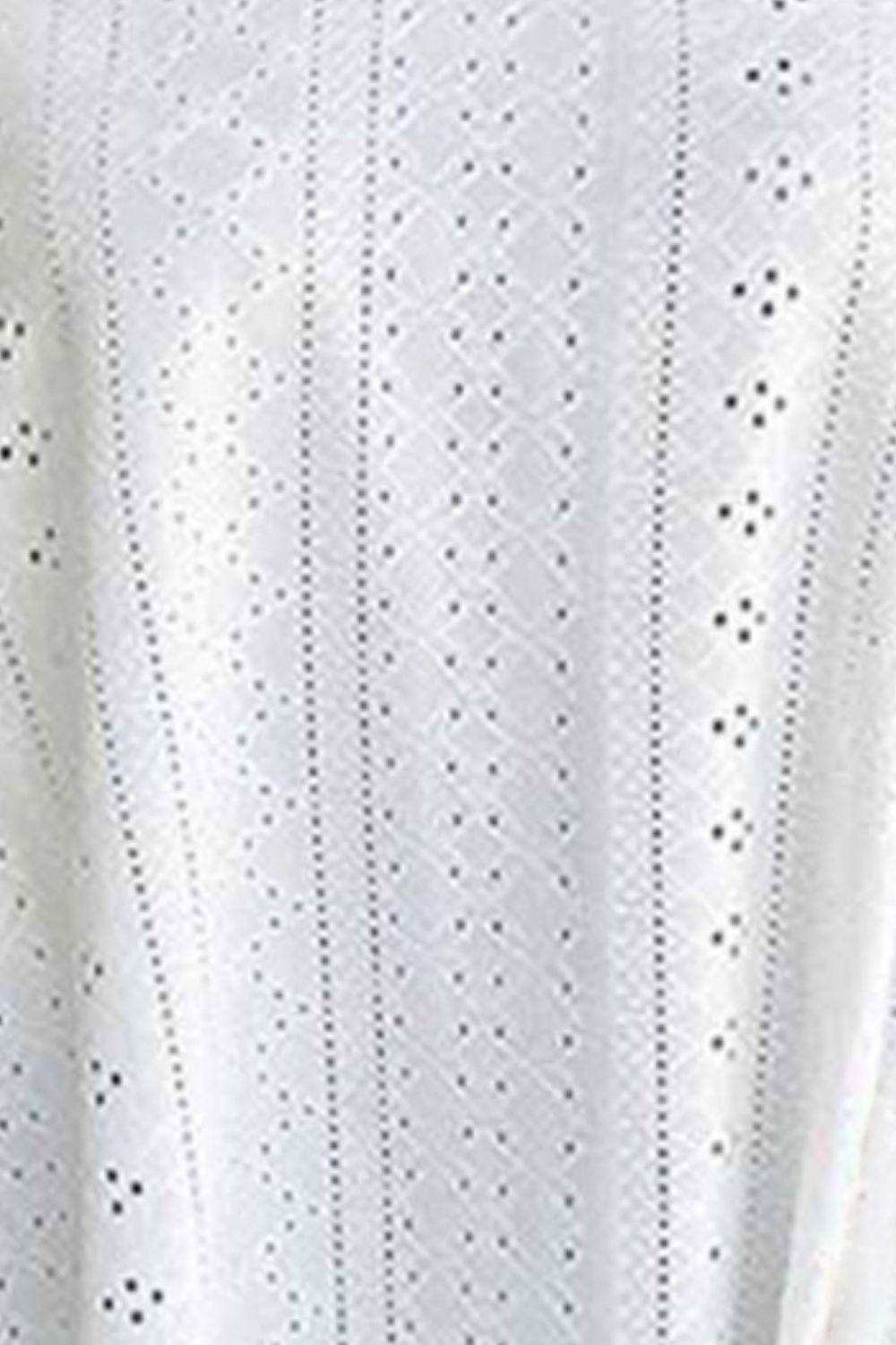 Eyelet Scoop Neck Cami - Trendsi - Flyclothing LLC