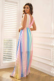 Surplice Neck Sleeveless Maxi Dress - Trendsi - Flyclothing LLC