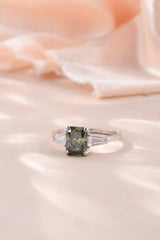 2 Carat Moissanite 925 Sterling Silver Ring - Trendsi - Flyclothing LLC