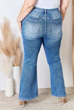 RISEN Full Size High Rise Ankle Flare Jeans - Trendsi - Flyclothing LLC