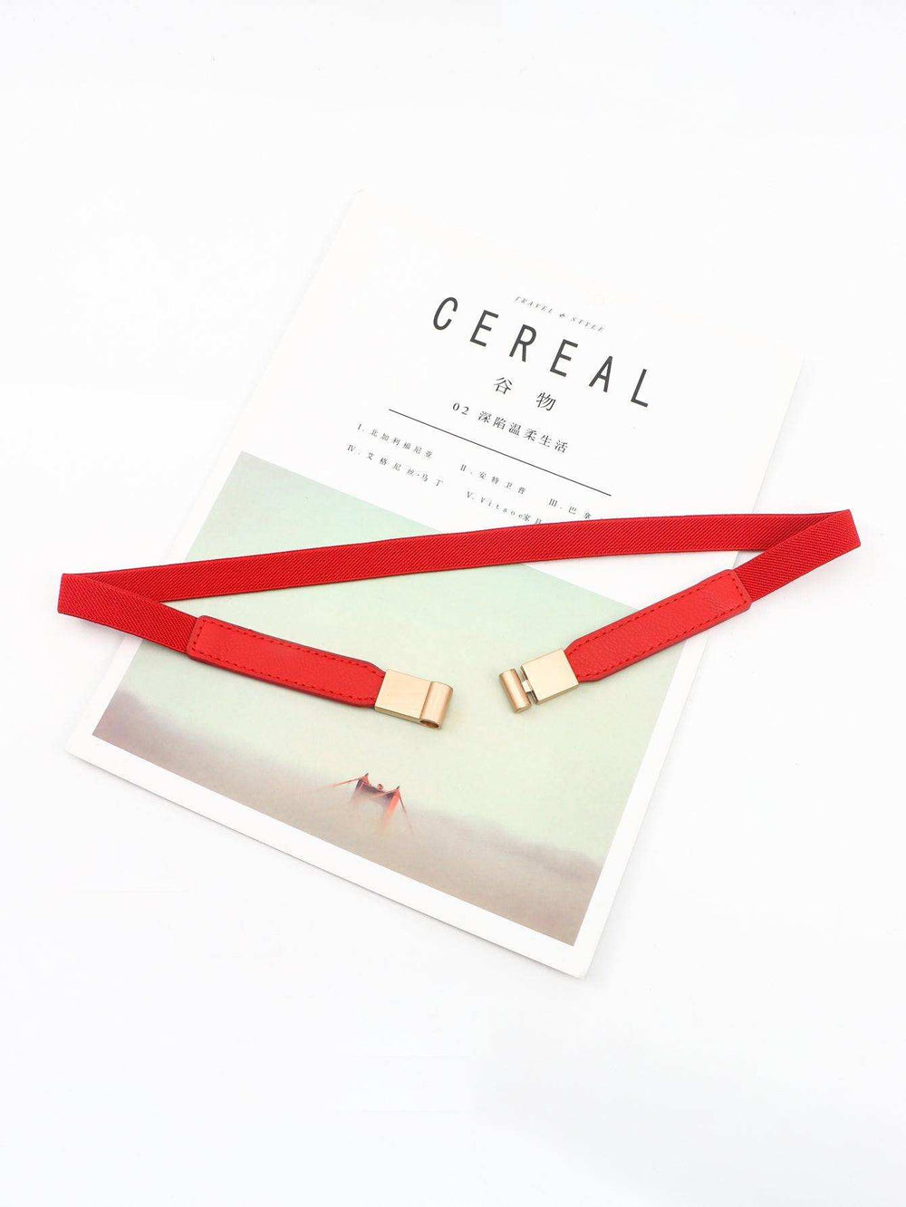 PU Elastic Skinny Belt - Trendsi - Flyclothing LLC