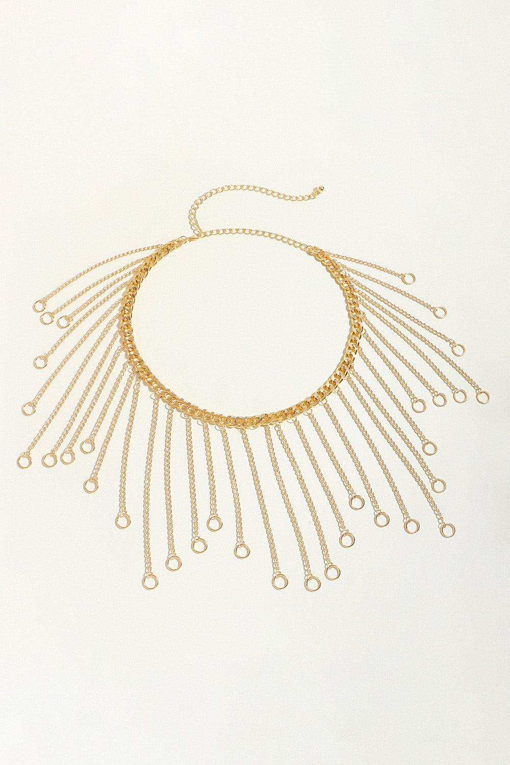 Fringe Chain Alloy Belt - Trendsi - Flyclothing LLC