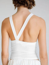 Halter Neck Ribbed Cropped Top - Trendsi - Flyclothing LLC