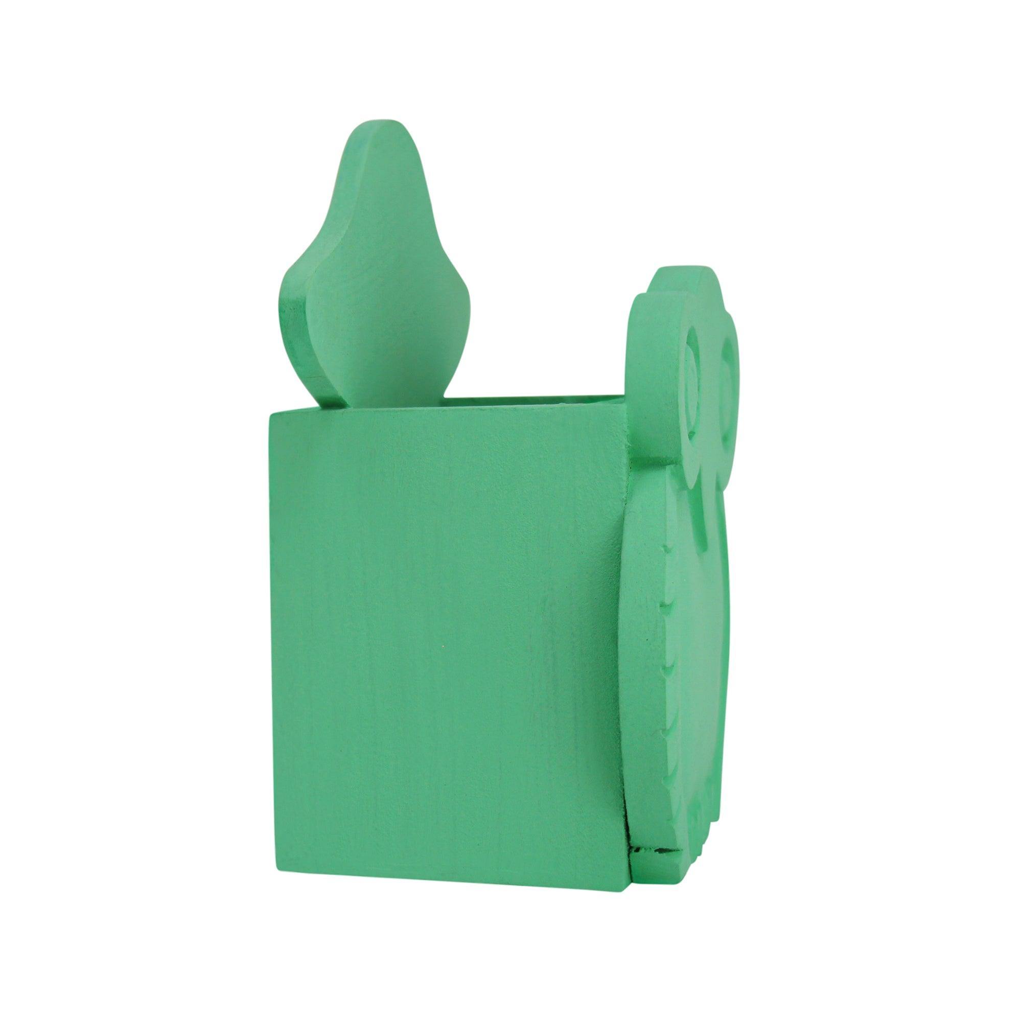 Mr. Owl Eyeglass Stand Pen Holder Combo - Asha Handicrafts
