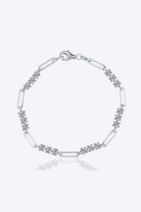 1.8 Carat Moissanite 925 Sterling Silver Bracelet - Trendsi - Flyclothing LLC