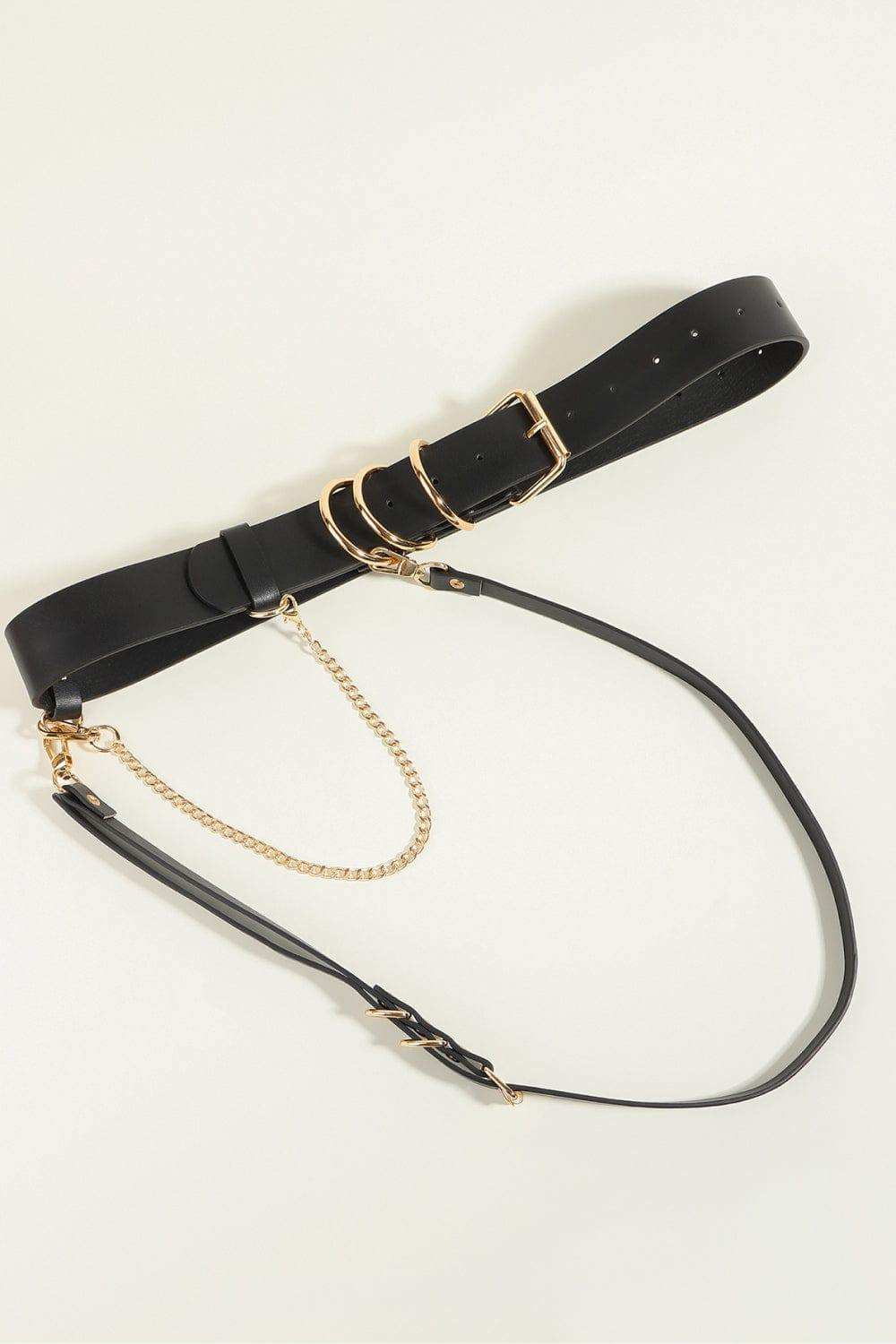 Punk PU Belt - Trendsi - Flyclothing LLC