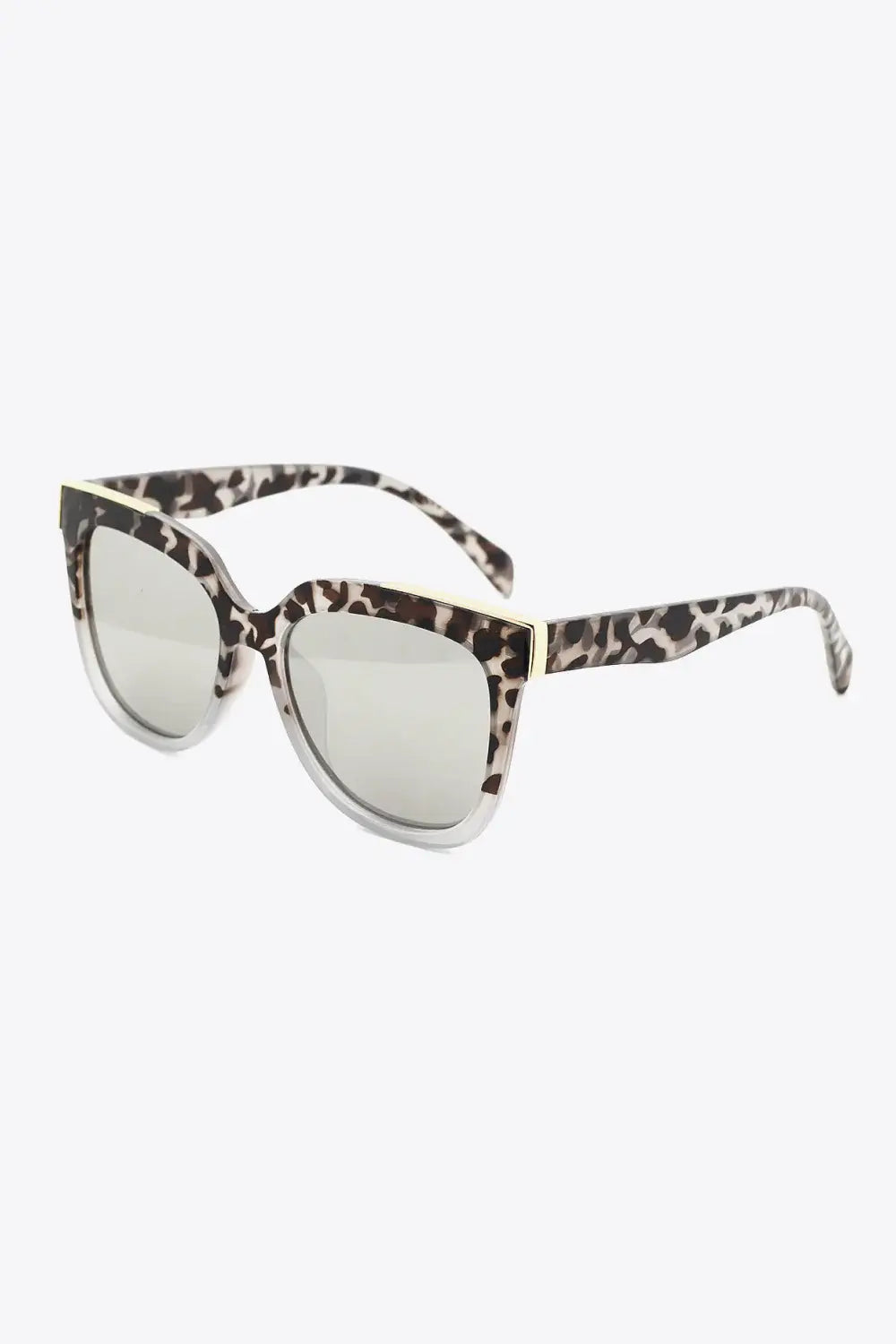 Tortoiseshell Polycarbonate Frame Full Rim Sunglasses - Trendsi - Flyclothing LLC