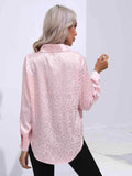 Printed Collared Neck Buttoned Shirt - Trendsi - Flyclothing LLC
