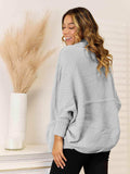 Open Front Cardigan with Pockets - Trendsi - Flyclothing LLC