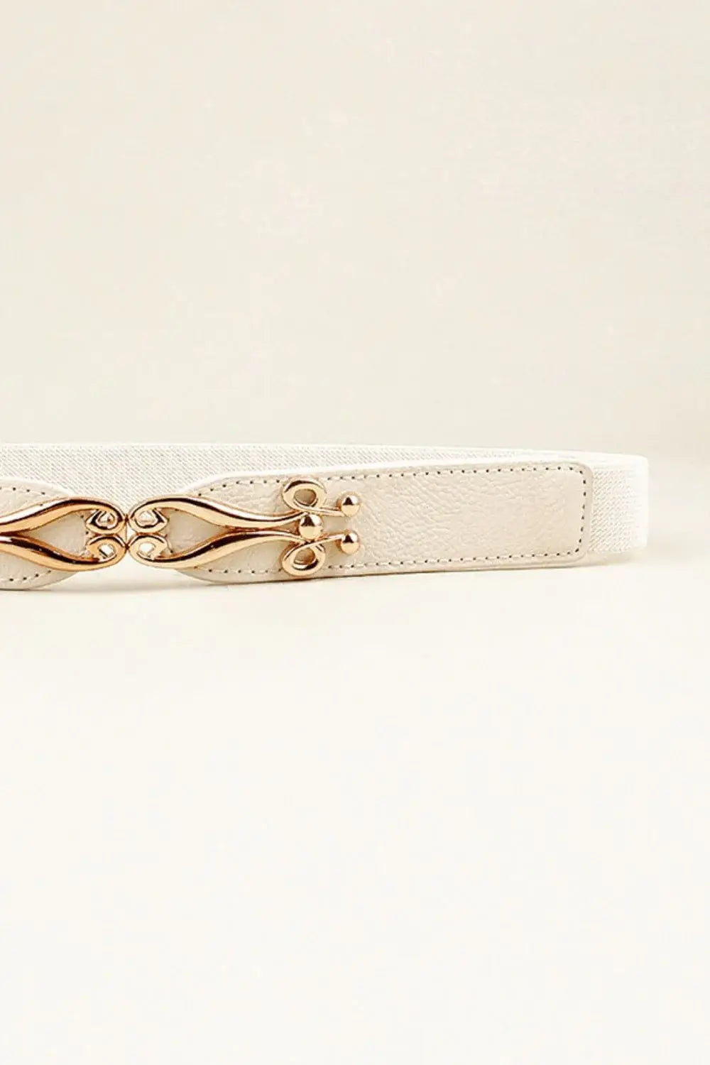 Alloy Buckle Elastic Belt - Trendsi - Flyclothing LLC
