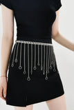 Fringe Chain Alloy Belt - Trendsi