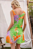Tie-Dye Sleeveless Dress with Pockets - Trendsi - Flyclothing LLC