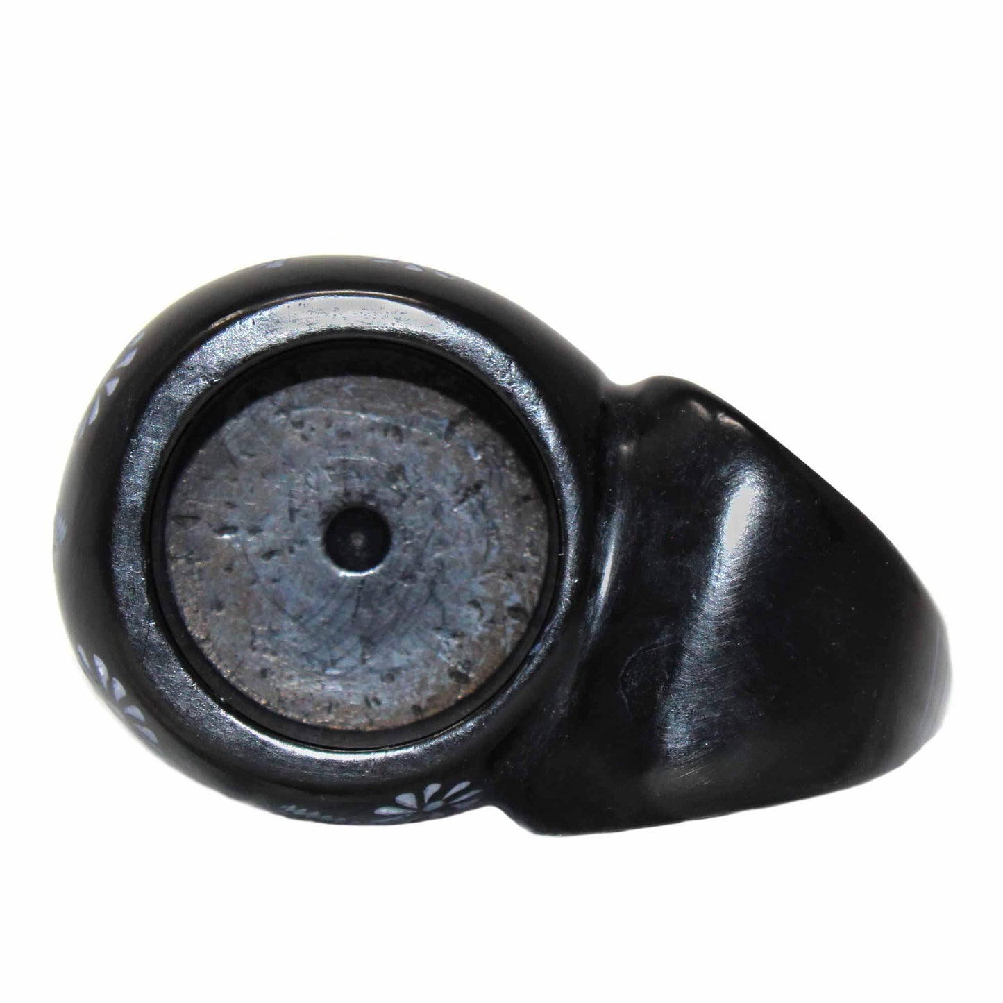 Elephant Soapstone Tea Light - Black Finish with Etch Design - SMOLArt - Flyclothing LLC