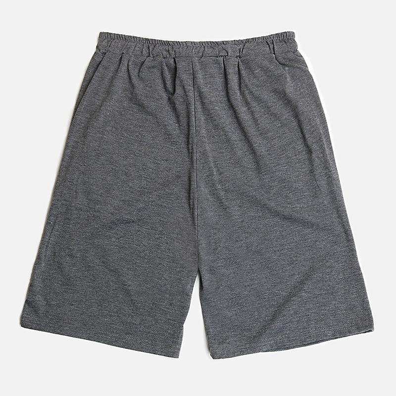 Mens Drawstring Waist Three-Piece Shorts Set - Trendsi - Flyclothing LLC