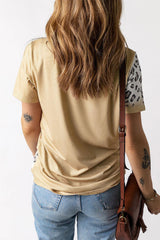 Easter Leopard Graphic Tee Shirt - Flyclothing LLC