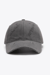 Distressed Adjustable Baseball Cap - Trendsi - Flyclothing LLC
