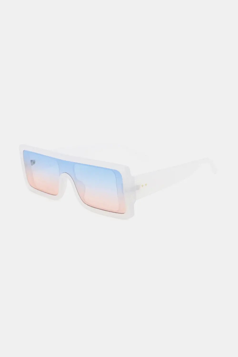 Polycarbonate Frame Rectangle Sunglasses - Trendsi - Flyclothing LLC