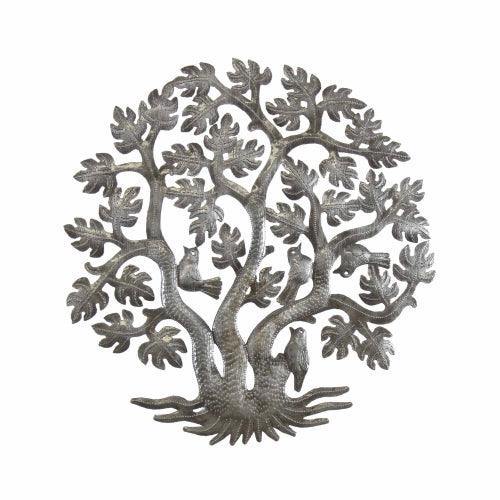 14 inch 3 Trunk Tree of Life Wall Art - Croix des Bouquets - Croix des Bouquets