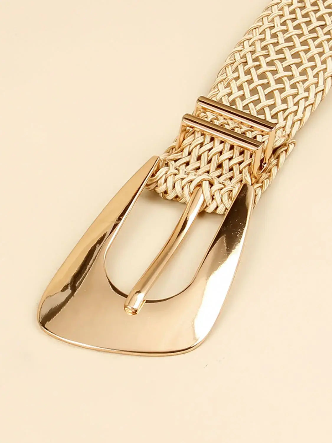 Irregular Buckle Braid Belt - Trendsi - Flyclothing LLC