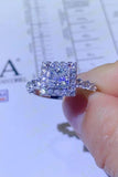 1 Carat Moissanite Square Ring - Trendsi