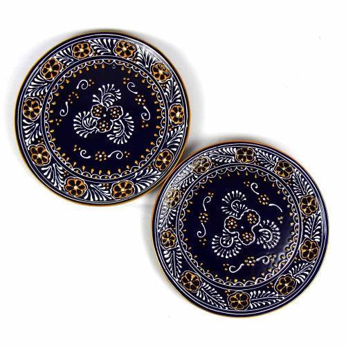 Dinner Plates 11.8in - Blue, Set of Two - Encantada - Encantada