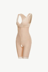 Full Size Lace Trim Shapewear with Zipper - Trendsi - Flyclothing LLC