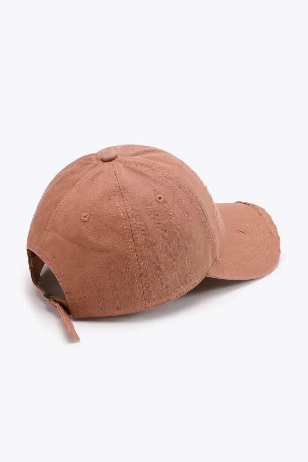 Distressed Adjustable Baseball Cap - Trendsi - Flyclothing LLC