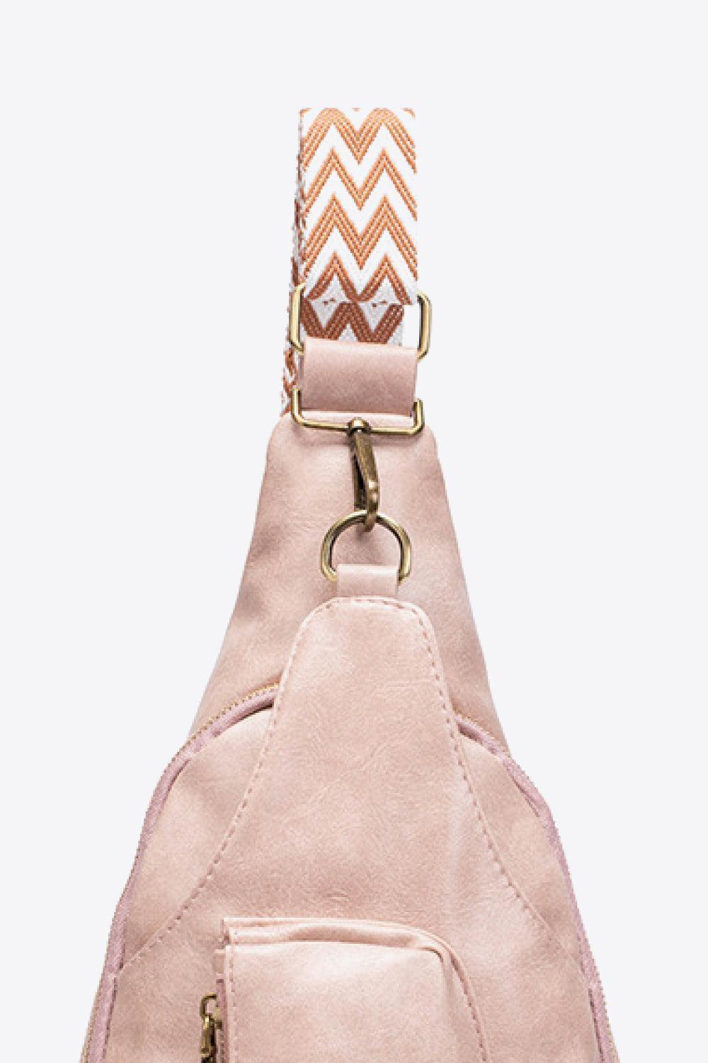 All The Feels PU Leather Sling Bag - Trendsi