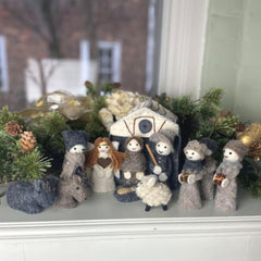 Felted Nativity 12-Piece Set - Global Groove Direct