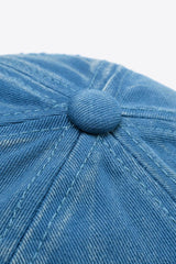 Distressed Adjustable Baseball Cap - Trendsi