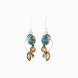 Geometric Alloy Dangle earrings - Trendsi - Flyclothing LLC