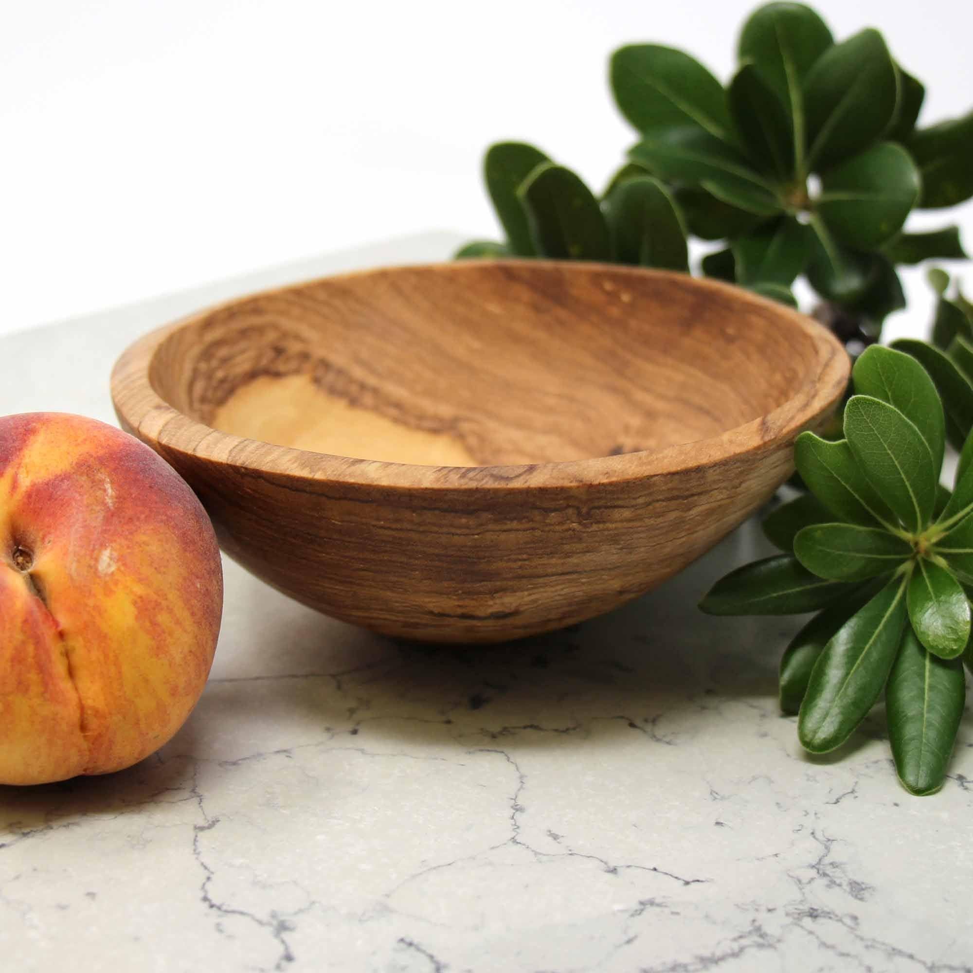 6-Inch Hand-carved Olive Wood Bowl - Jedando Handicrafts - Jedando Handicrafts