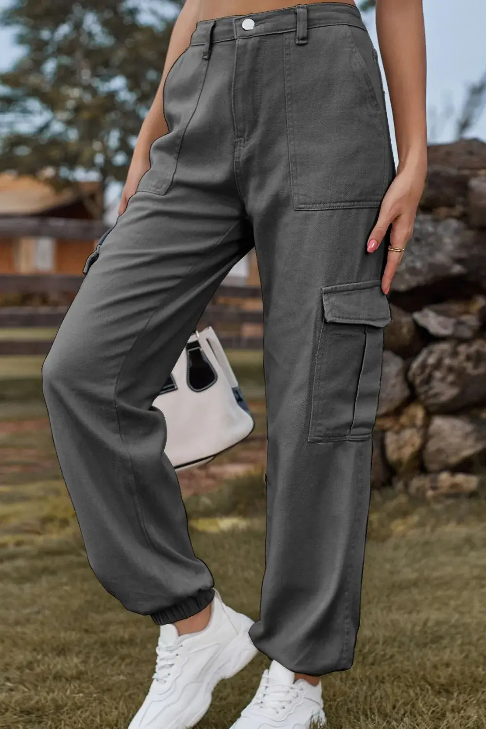 Long Jeans with Pocket - Trendsi - Flyclothing LLC