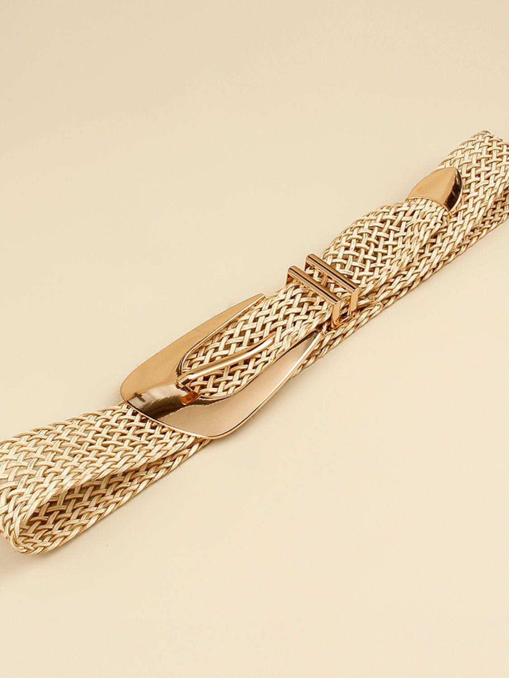 Irregular Buckle Braid Belt - Trendsi - Flyclothing LLC