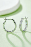 Moissanite 925 Sterling Silver Earrings - Trendsi - Flyclothing LLC
