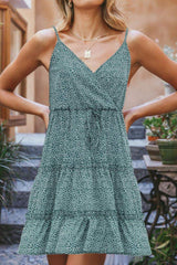 Ditsy Floral Spaghetti Strap Dress - Trendsi - Flyclothing LLC