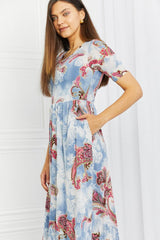 Celeste In My Feels Full Size Paisley Maxi Dress - Trendsi
