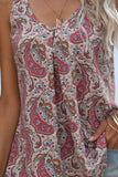 Printed Slit Scoop Neck Tank - Trendsi - Flyclothing LLC