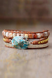 Handmade Natural Stone Copper Bracelet - Trendsi - Flyclothing LLC