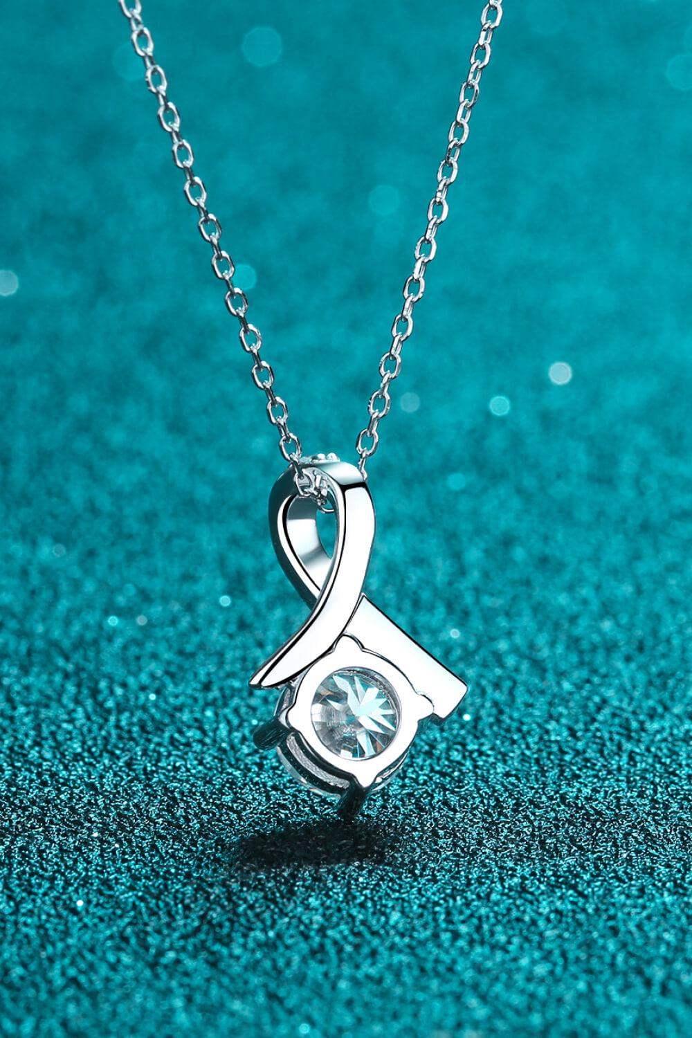 Unique and Chic Moissanite Pendant Necklace - Trendsi - Flyclothing LLC