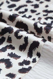 Leopard Color Block V-Neck Blouse - Trendsi - Flyclothing LLC