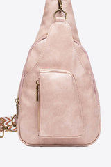 All The Feels PU Leather Sling Bag - Trendsi