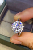 5 Carat Moissanite 6-Prong Ring - Trendsi