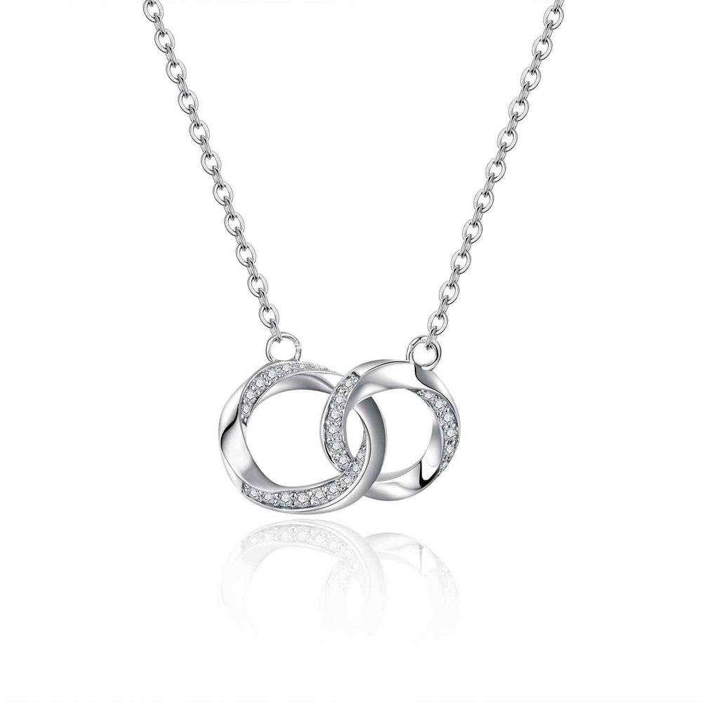 Moissanite 925 Sterling Silver Necklace - Trendsi - Flyclothing LLC