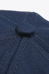 Plain Adjustable Cotton Baseball Cap - Trendsi - Flyclothing LLC