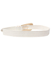 Irregular Buckle Braid Belt - Trendsi