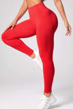 High Waistband Long Active Pants - Trendsi - Flyclothing LLC