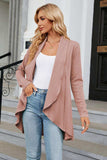 Open Front Long Sleeve Cardigan - Trendsi - Flyclothing LLC