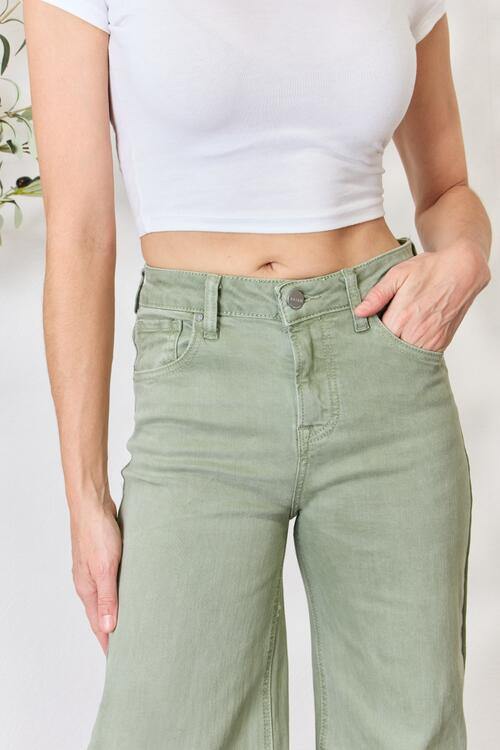 Levi's high rise wide leg jean with raw hem discount